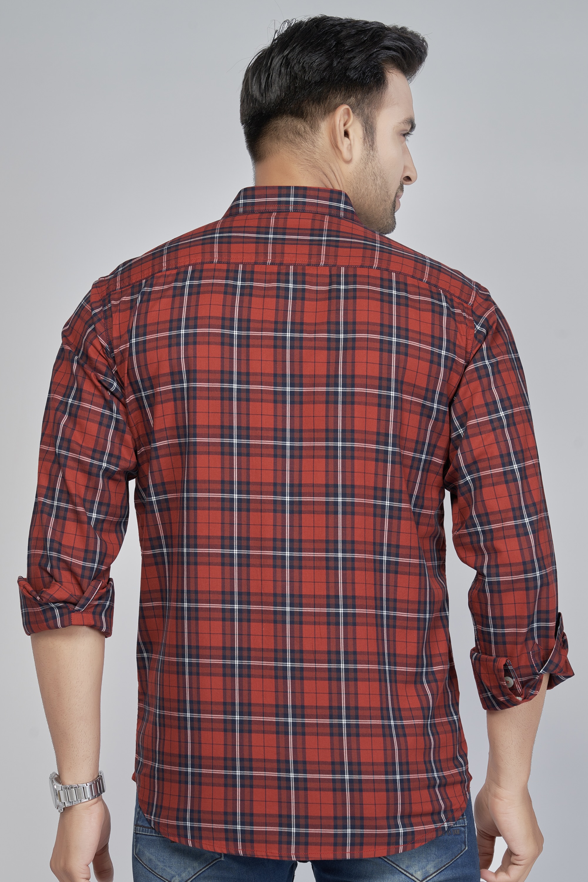 Red Flannel Shirt for Men