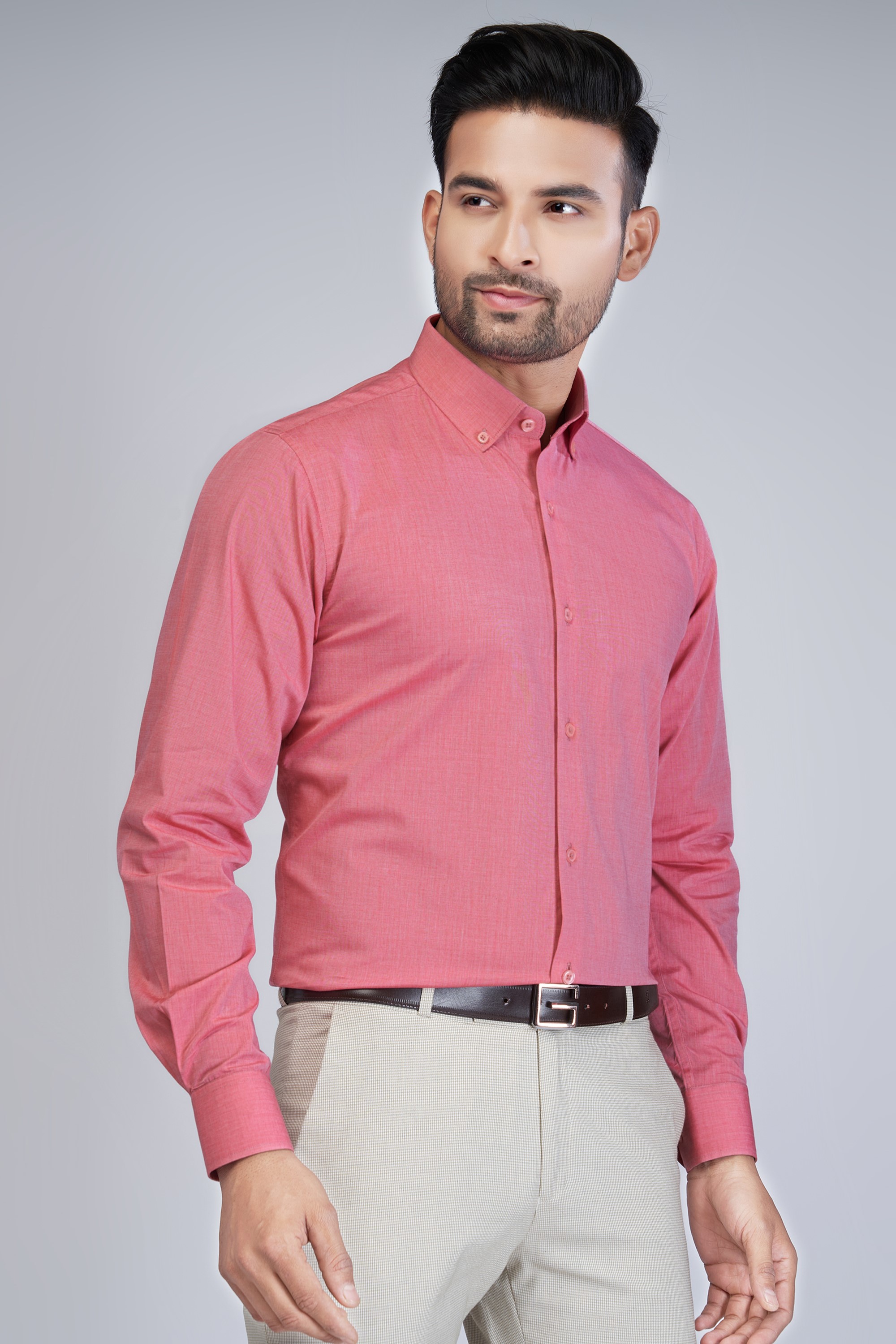Men's Formal Pink Shirt